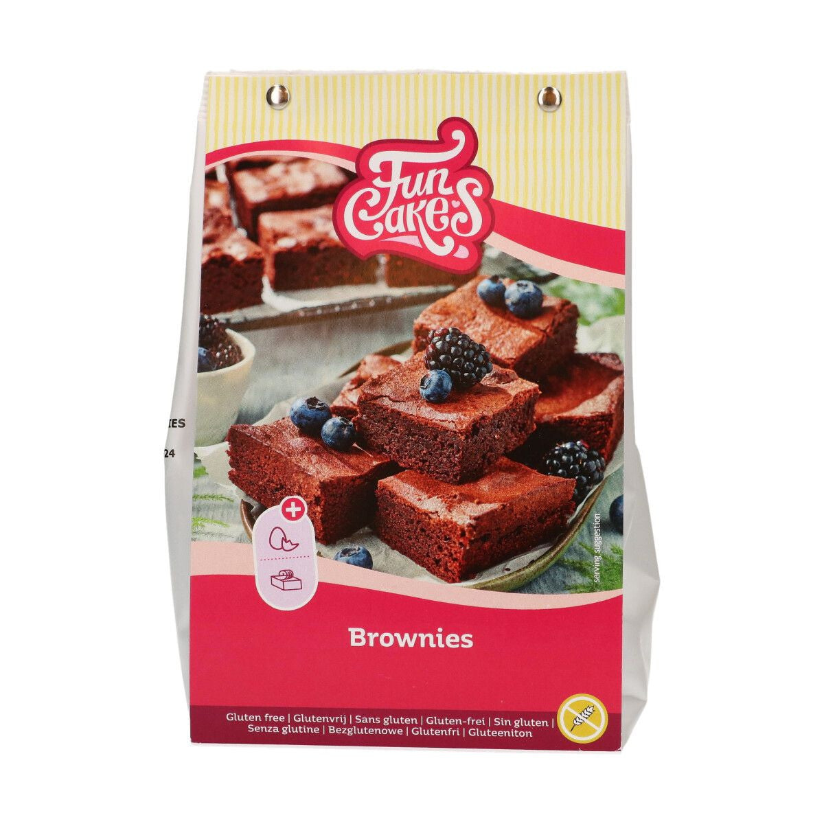 FunCakes Preparado para Brownies Sin Gluten 500 g