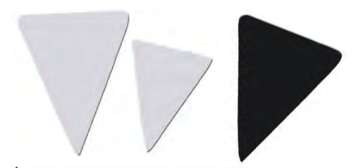 Etiqueta Triangular en Plástico