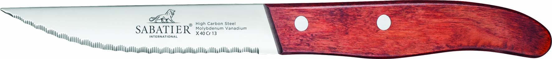 Cuchillo de Mesa con Mango de Madera 12,5 cm