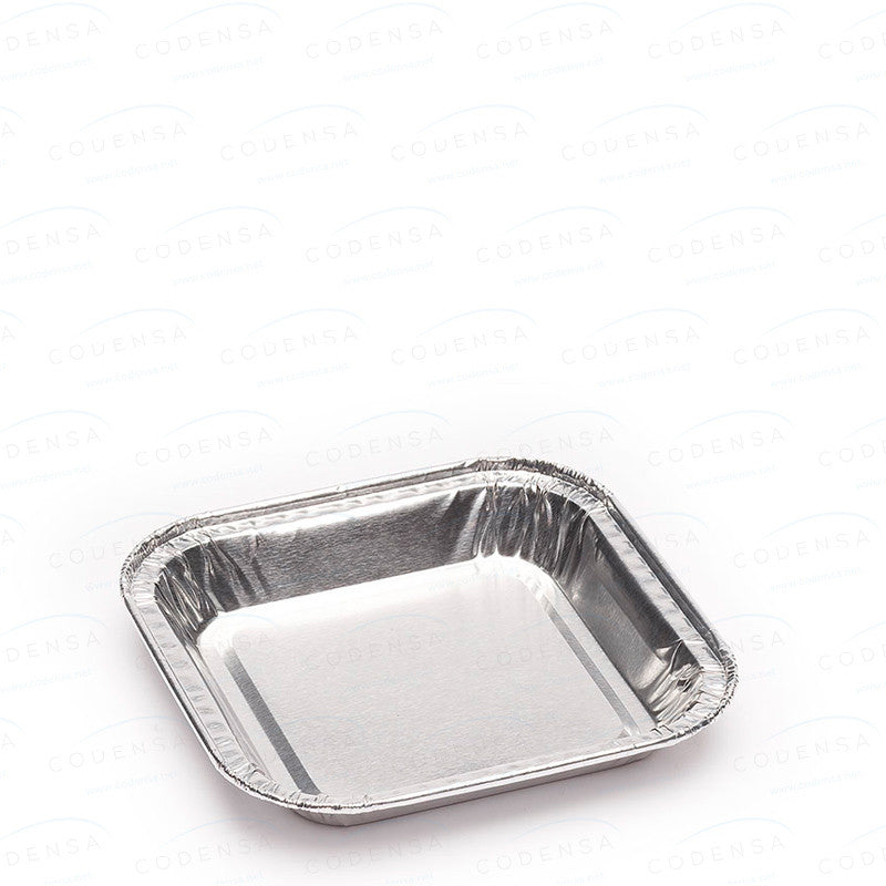 Envase de aluminio cuadrado para pastelería 37 cc 6000 uds.