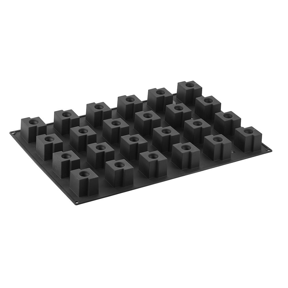 Molde de Silicona Pavoflex para 24 Tekno con Forma de Cubos