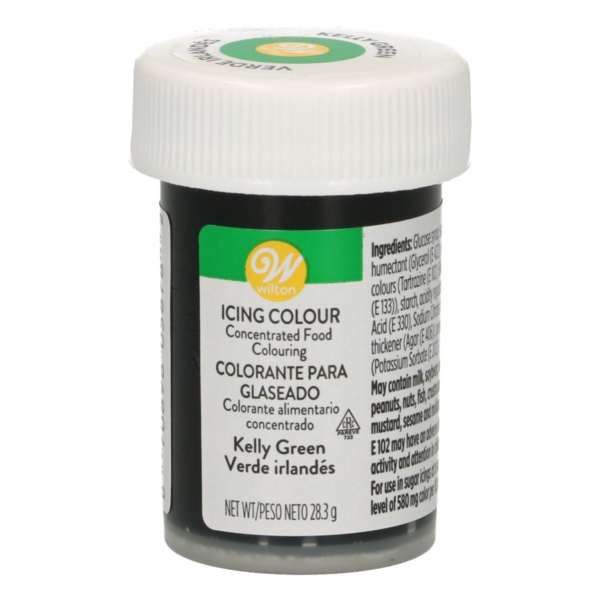 Colorante Gel Verde Kelly Wilton 28 gr.
