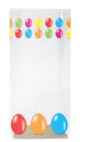 Bola decoración globos de fiesta fondo rectangular