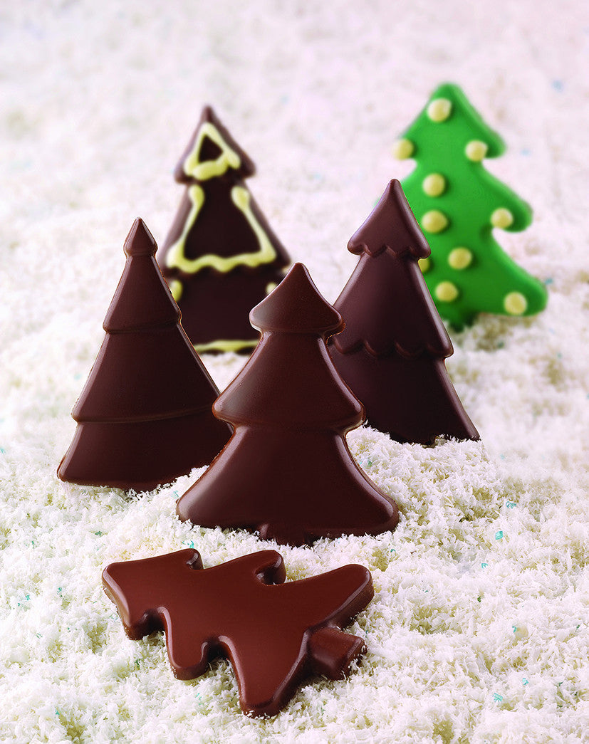 Placa para Árbol de Navidad de Chocolate 🎄