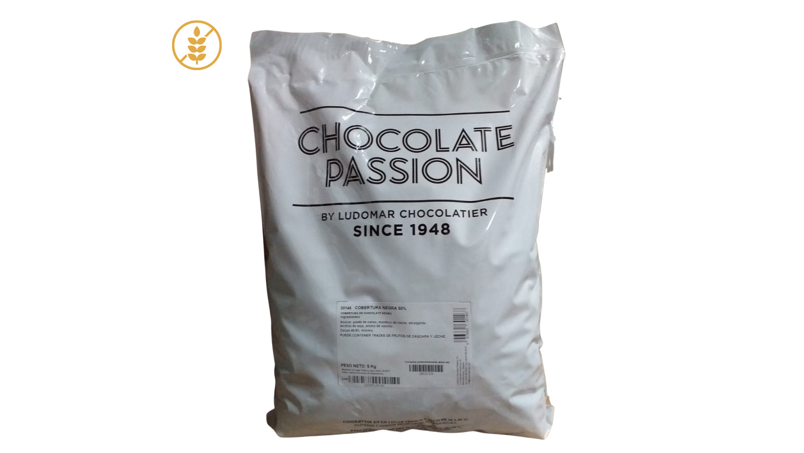 Cobertura de Chocolate 72% (5 Kg.) | Repostería