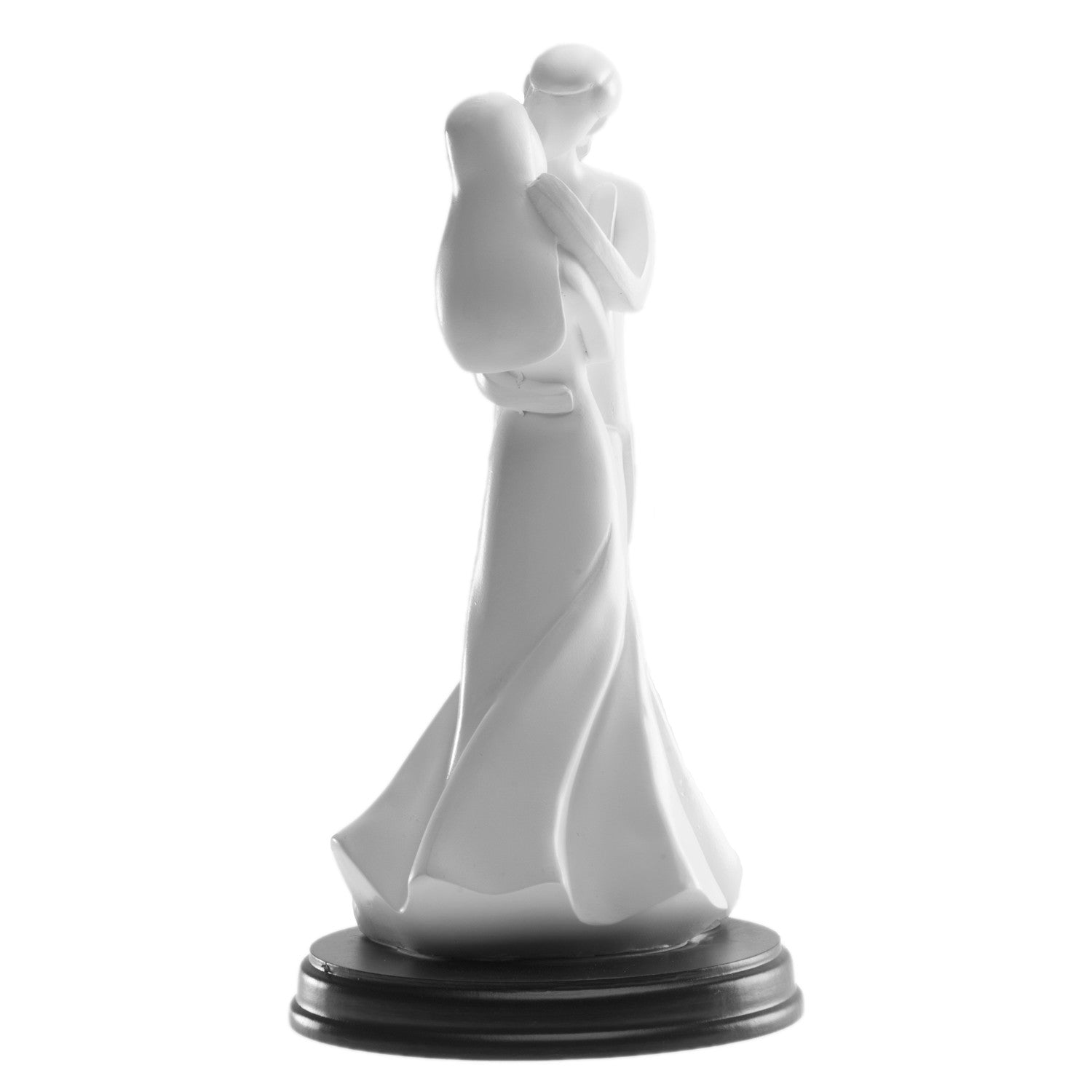 Figura Novios Beso Efecto Porcelana - 21 cm