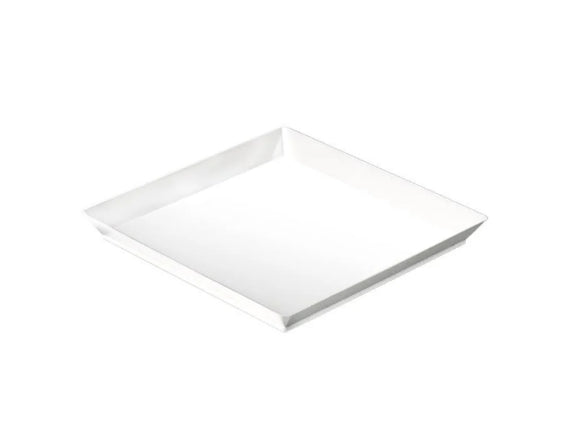 Mini Plato Quartz Transparente/Blanco 9 cm
