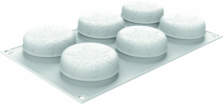 Silikomart - Molde de Silicona Mini Tartas Nieve