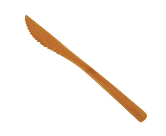 Cuchillo de Bambú Barnizado 240 Uds.