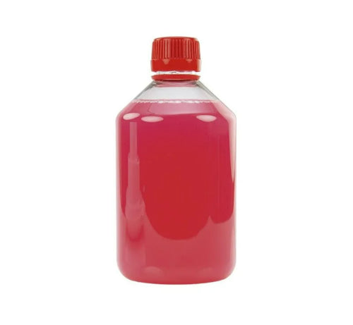 Botella 500 ml + Tapón Rojo 9 uds.