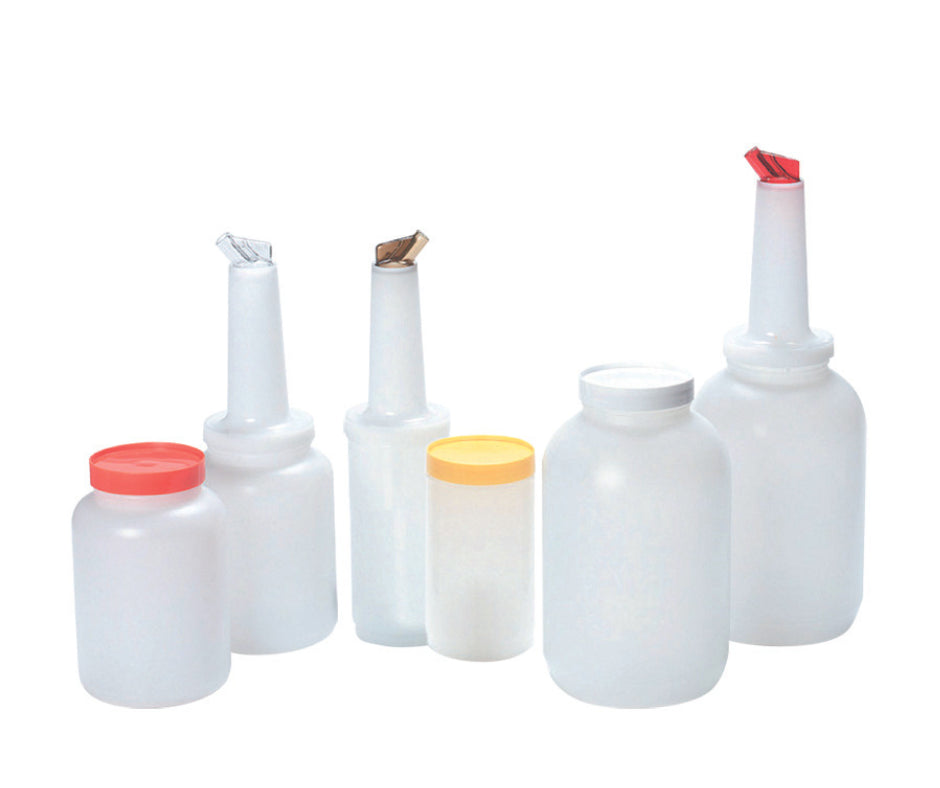 Botellas de Bar Dosificadoras Transparentes con Tapa