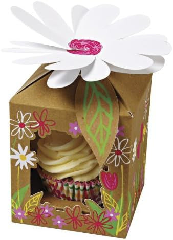 Caja para 1 Cupcake Bosque