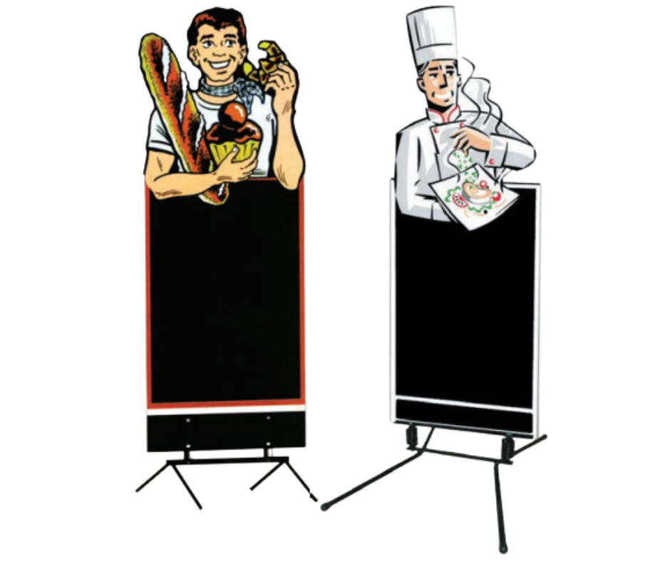 Figuras de Panadería o Chef para Pizarra