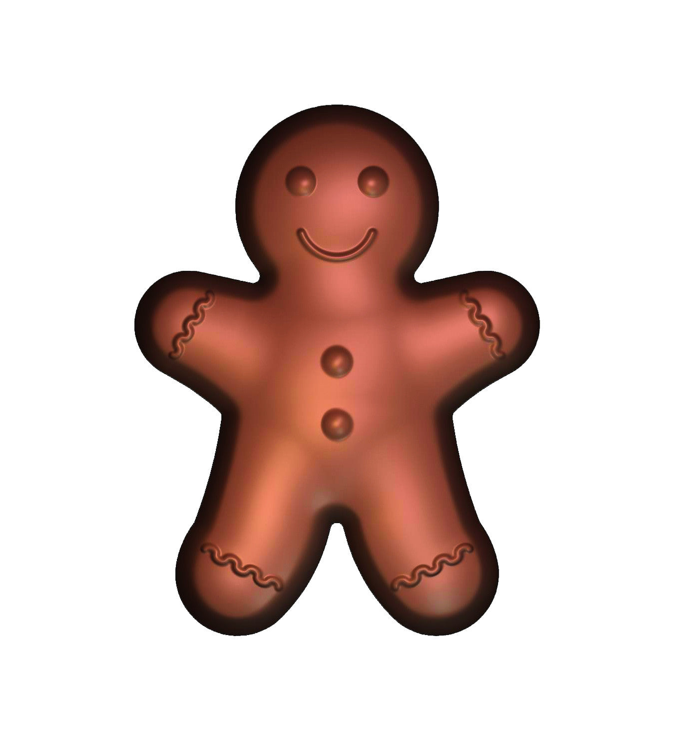 Molde para Muñeco de Jengibre de Chocolate 10/P | Dimoba Suministros