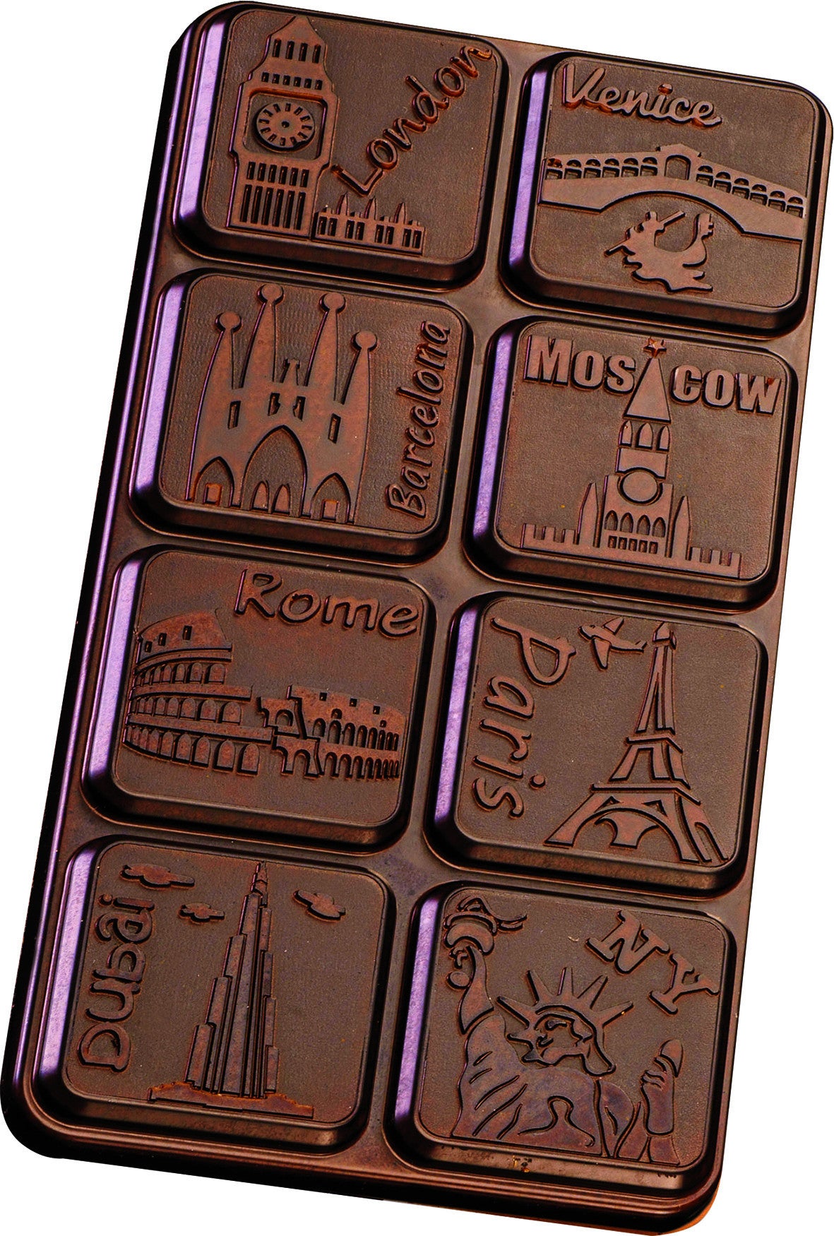 Molde Tableta de Chocolate 3/P