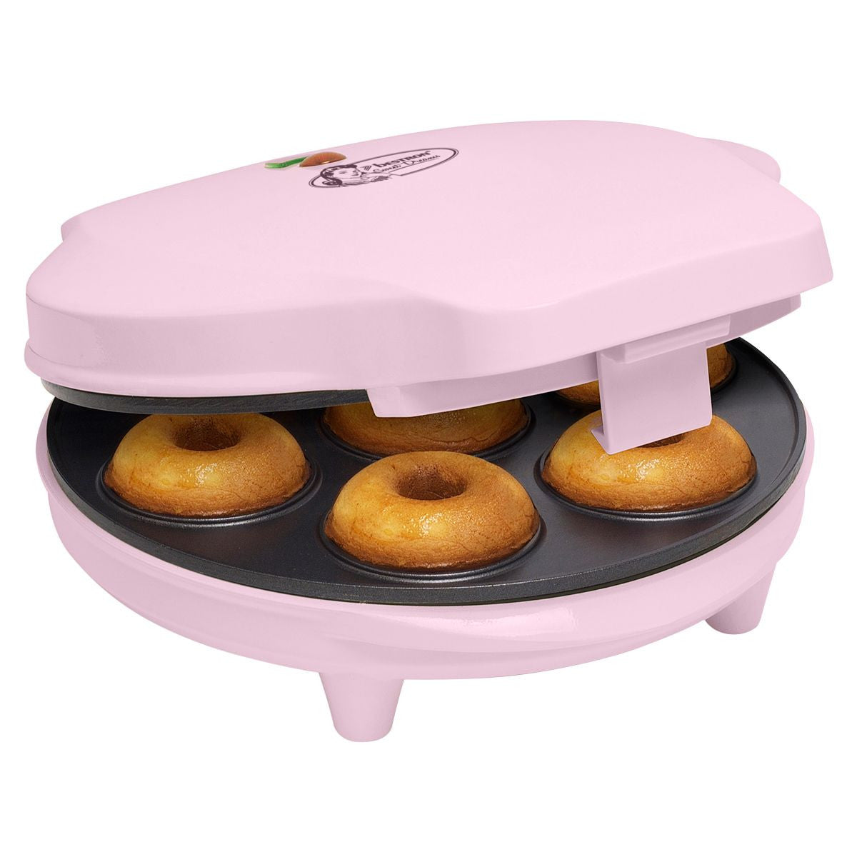 Bestron Máquina para Hacer Donuts Rosa - Donut Maker 7/P