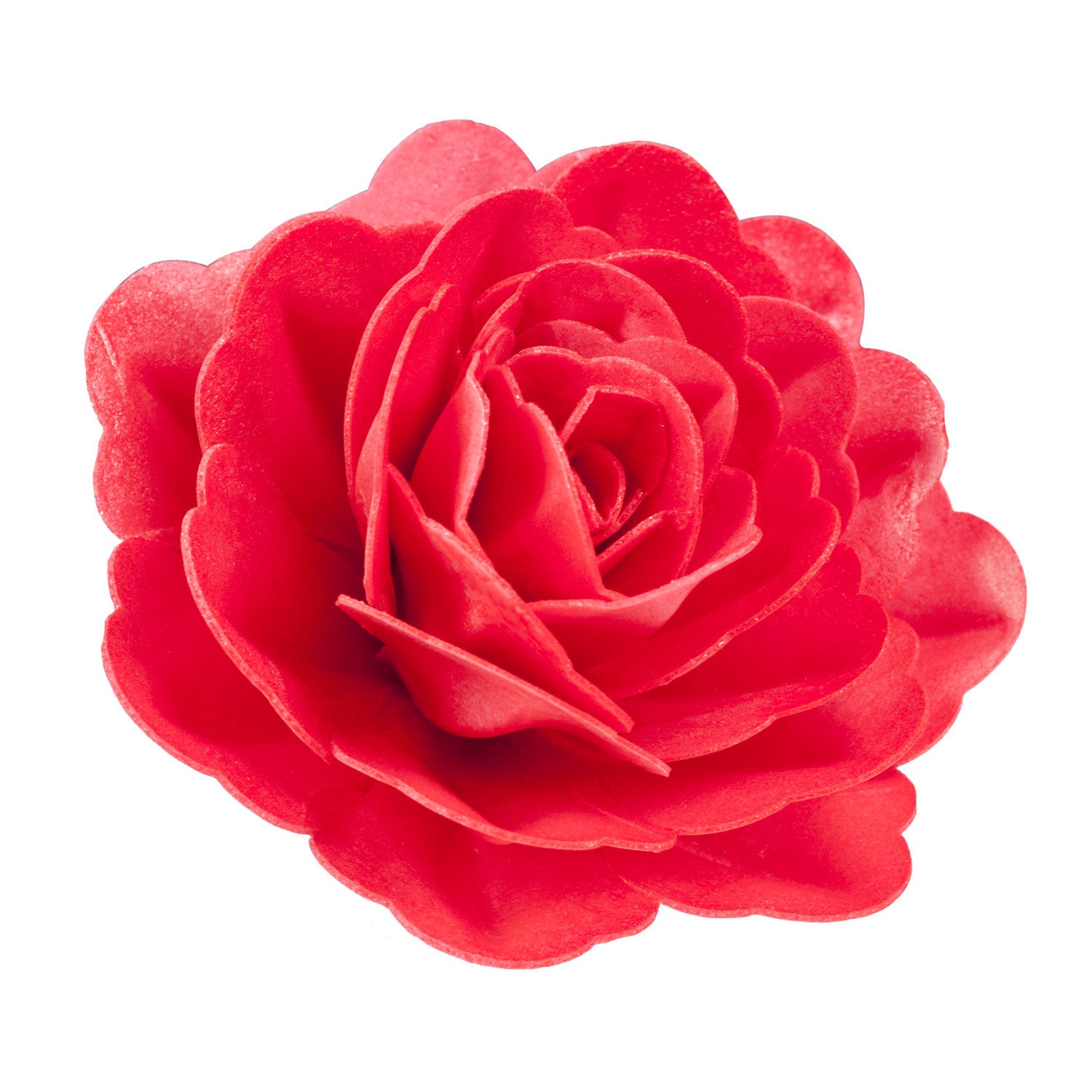 Rosa Gigante Roja de Oblea 12,5 cm.