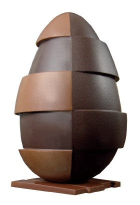 Kit Molde Termoperforado Huevo de Diseño Bicolor con Cuadros