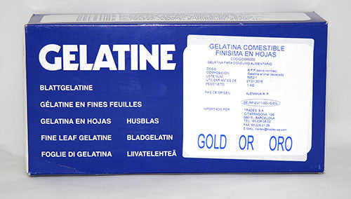 Hojas de Gelatina en Láminas - 1 kg.