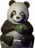 Molde para Oso Panda de Chocolate