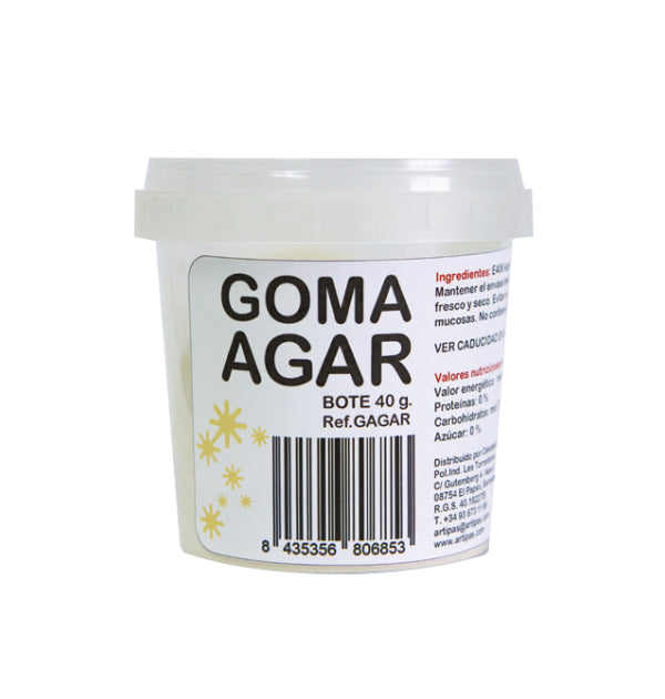 Goma Agar 40 gr. para Cocina y Repostería
