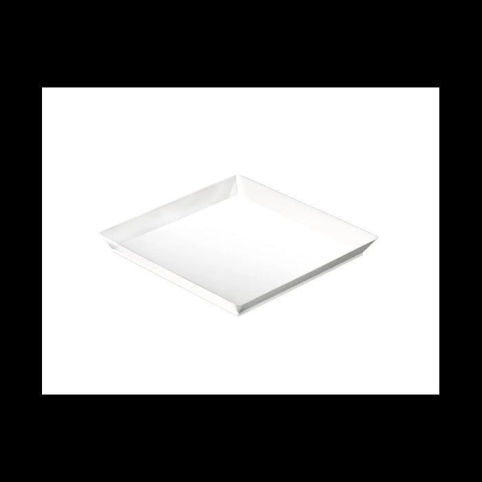 Mini Plato Quartz Transparente/Blanco 9 cm